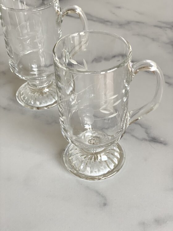 Princess House high quality Crystal Mugs